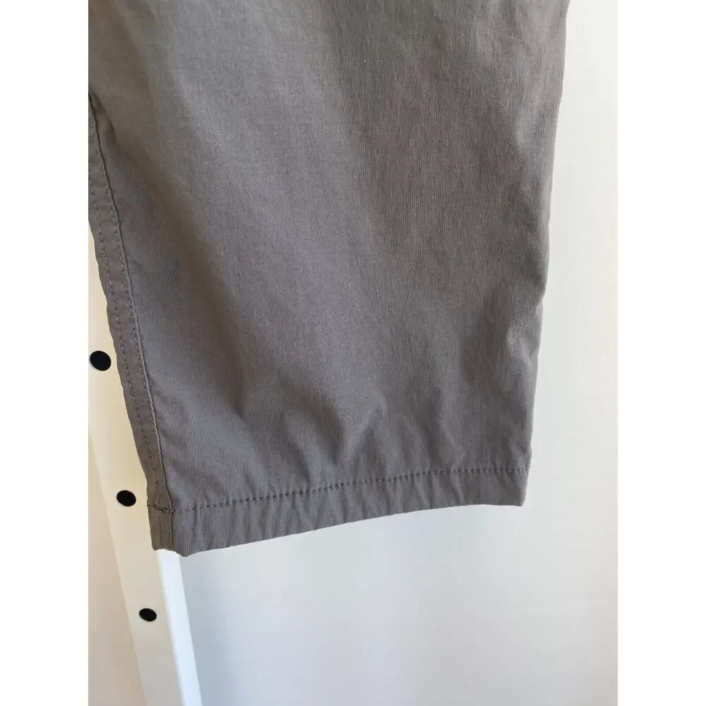 THE NORTH FACE Men 30X30 30 Short Twill Asphalt Gray Nylon Sprag 5 Pocket Pants